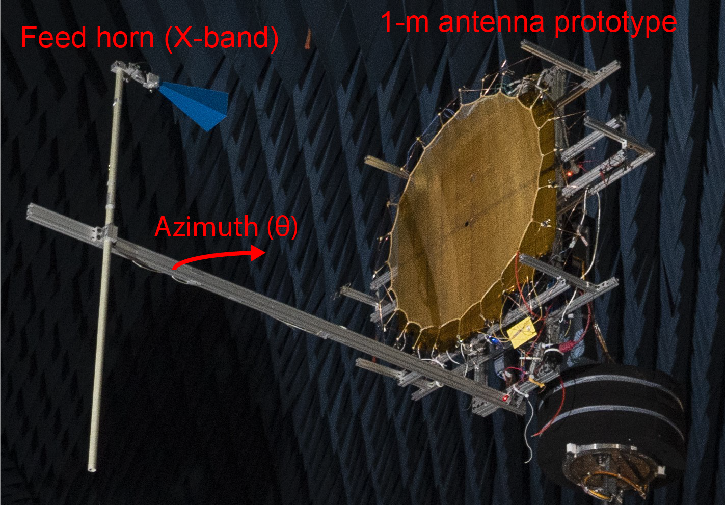 Electrostatically actuated antenna